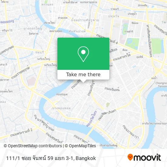 111/1 ซอย จันทน์ 59 แยก 3-1 map