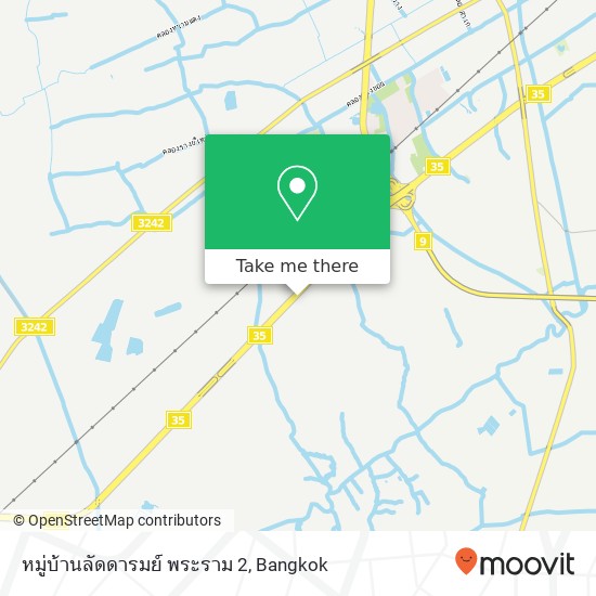 หมู่บ้านลัดดารมย์ พระราม 2 map