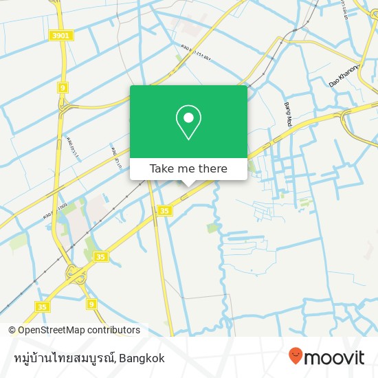 หมู่บ้านไทยสมบูรณ์ map