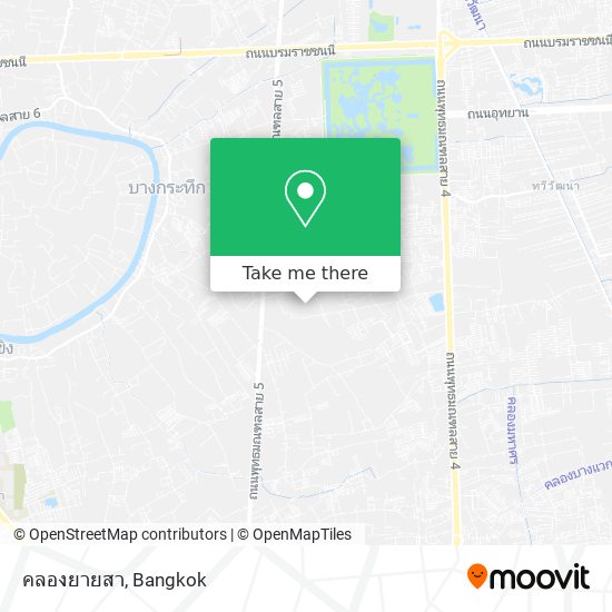 คลองยายสา map