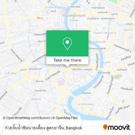 ก๋วยจั๊บน้ำข้นนายเคี้ยง สูตรยาจีน map