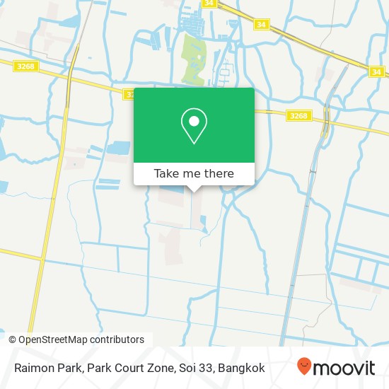 Raimon Park, Park Court Zone, Soi 33 map