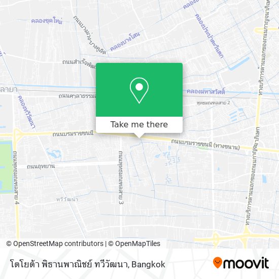 โตโยต้า พิธานพาณิชย์ ทวีวัฒนา map