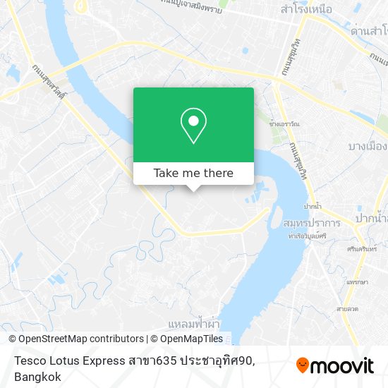 Tesco Lotus Express สาขา635 ประชาอุทิศ90 map