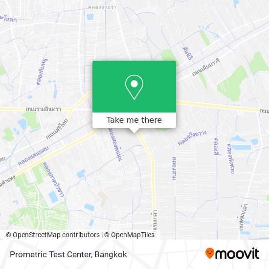 Prometric Test Center map