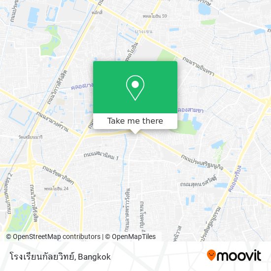 โรงเรียนกัลยวิทย์ map