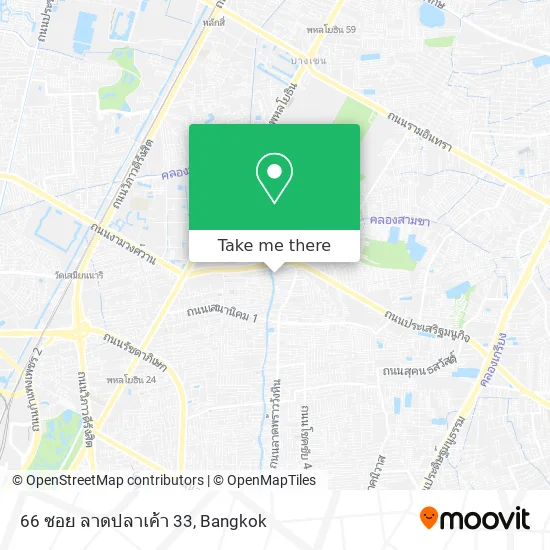 66 ซอย ลาดปลาเค้า 33 map