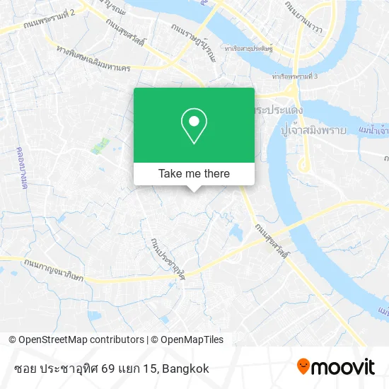 ซอย ประชาอุทิศ 69 แยก 15 map