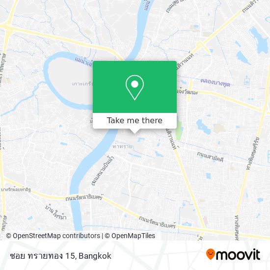 ซอย ทรายทอง 15 map