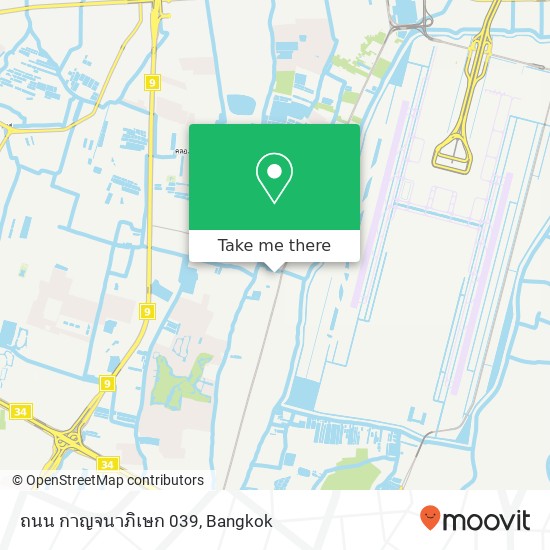 ถนน กาญจนาภิเษก 039 map