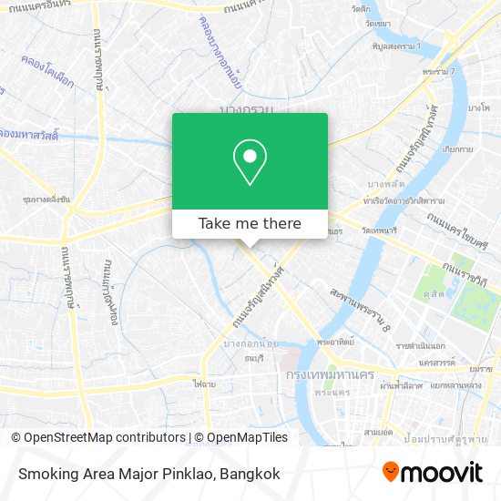 Smoking Area Major Pinklao map