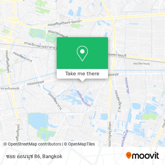 ซอย อ่อนนุช 86 map