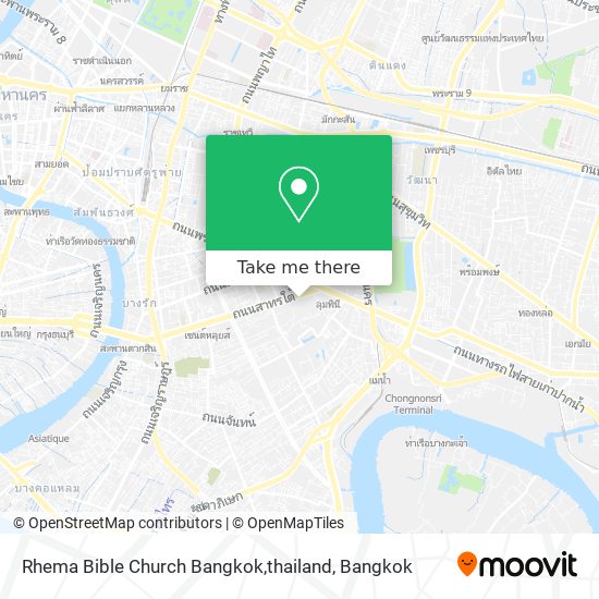 Rhema Bible Church Bangkok,thailand map