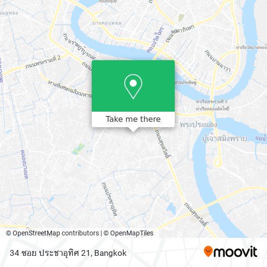 34 ซอย ประชาอุทิศ 21 map