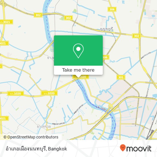 อำเภอเมืองนนทบุรี map