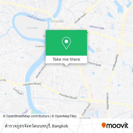 ตำรวจภูธรจังหวัดนนทบุรี map