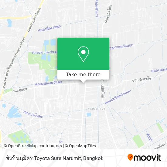 ชัวร์ นฤมิตร Toyota Sure Narumit map