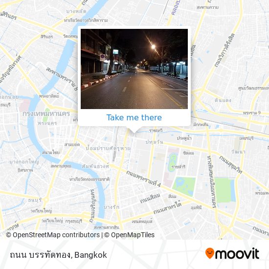 ถนน บรรทัดทอง map