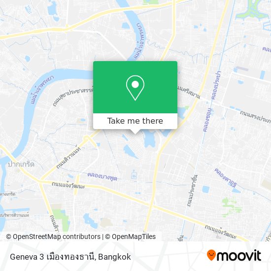 Geneva 3 เมืองทองธานี map