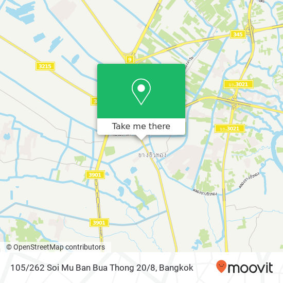105 / 262 Soi Mu Ban Bua Thong 20 / 8 map