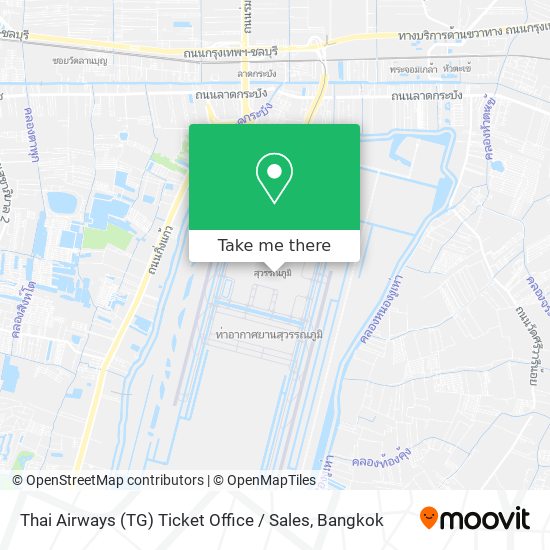 Thai Airways (TG) Ticket Office / Sales map