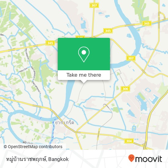 หมู่บ้านราชพฤกษ์ map