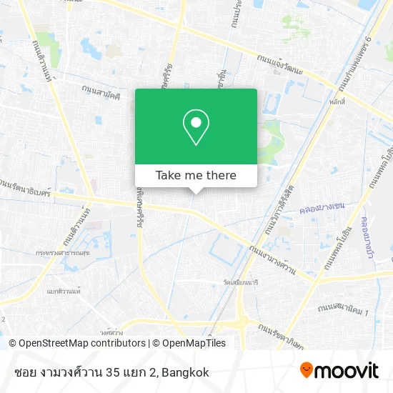 ซอย งามวงศ์วาน 35 แยก 2 map