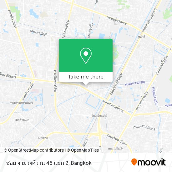 ซอย งามวงศ์วาน 45 แยก 2 map