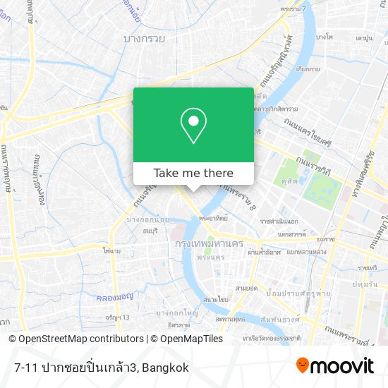 7-11 ปากซอยปิ่นเกล้า3 map