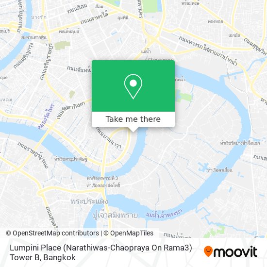 Lumpini Place (Narathiwas-Chaopraya On Rama3) Tower B map