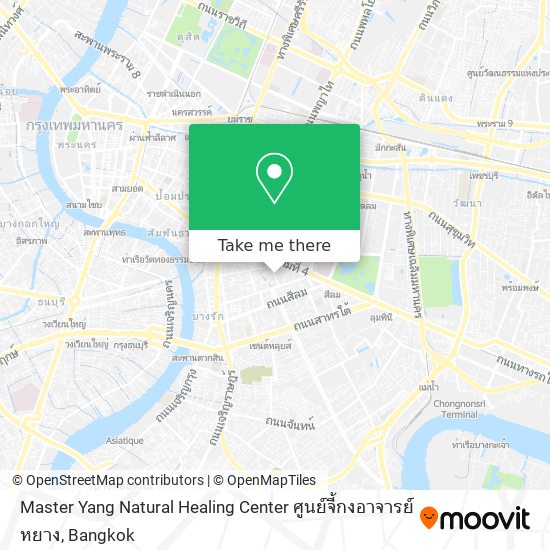 Master Yang Natural Healing Center ศูนย์จี้กงอาจารย์หยาง map