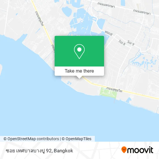 ซอย เทศบาลบางปู 92 map