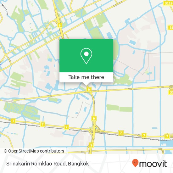 Srinakarin Romklao Road map