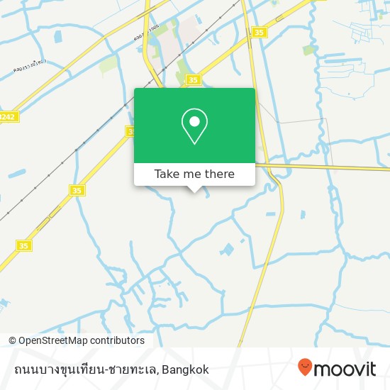 ถนนบางขุนเทียน-ชายทะเล map