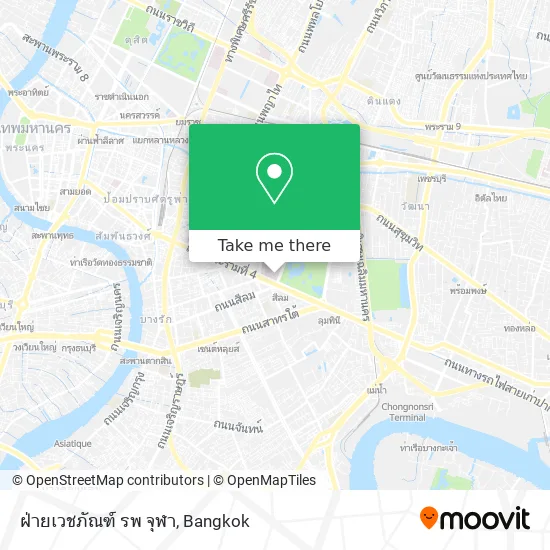 ฝ่ายเวชภัณฑ์ รพ จุฬา map
