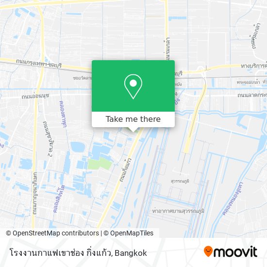 โรงงานกาแฟเขาช่อง กิ่งแก้ว map