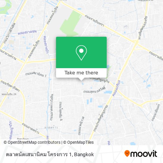 ตลาดนัดเสนานิคม โครงการ 1 map