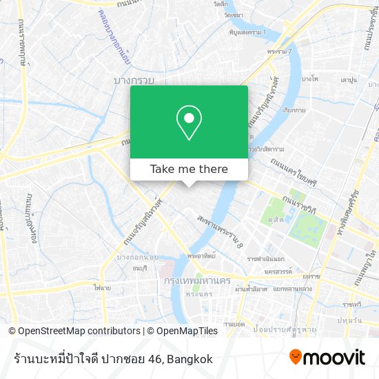 ร้านบะหมี่ป้าใจดี ปากซอย 46 map