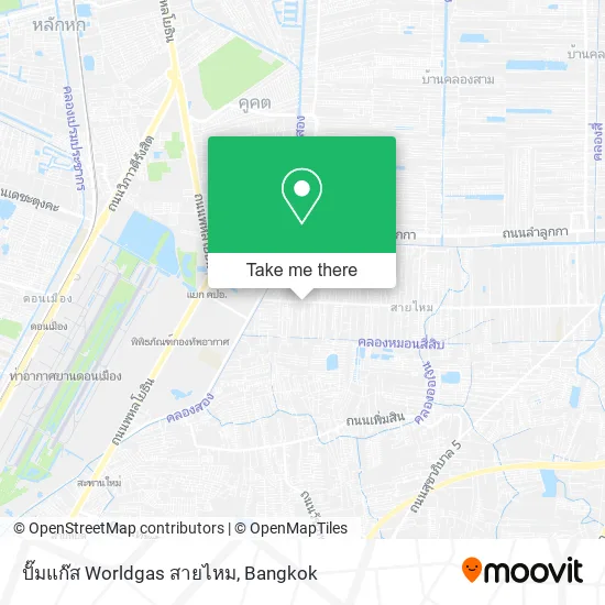 ปั๊มแก๊ส Worldgas สายไหม map