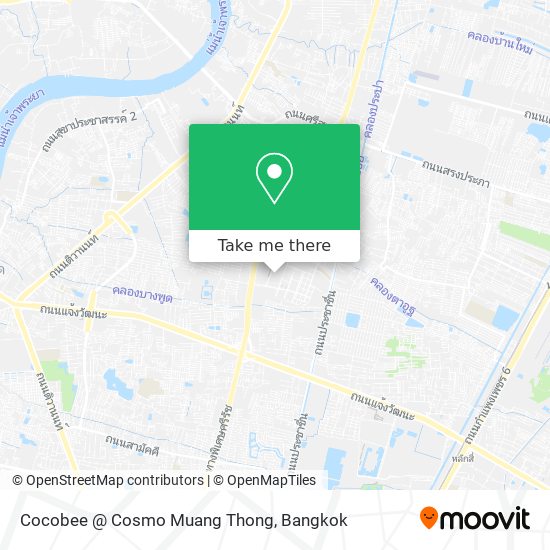 Cocobee @ Cosmo Muang Thong map