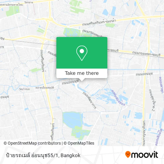 ป้ายรถเมล์ อ่อนนุช55/1 map