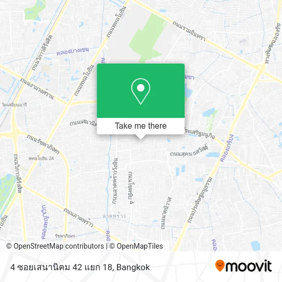 4 ซอยเสนานิคม 42 แยก 18 map