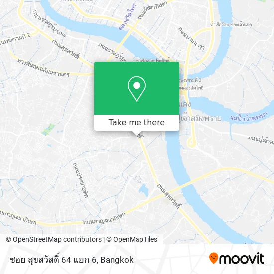 ซอย สุขสวัสดิ์ 64 แยก 6 map