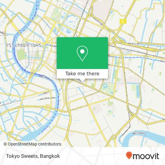 Tokyo Sweets map