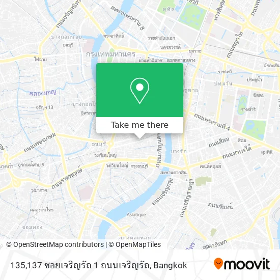 135,137 ซอยเจริญรัถ 1 ถนนเจริญรัถ map