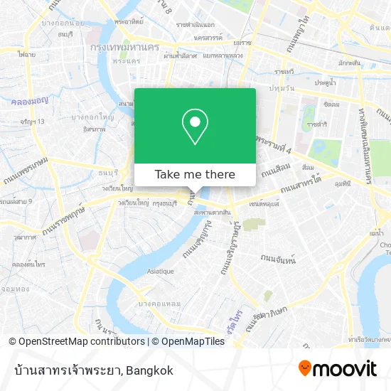 บ้านสาทรเจ้าพระยา map