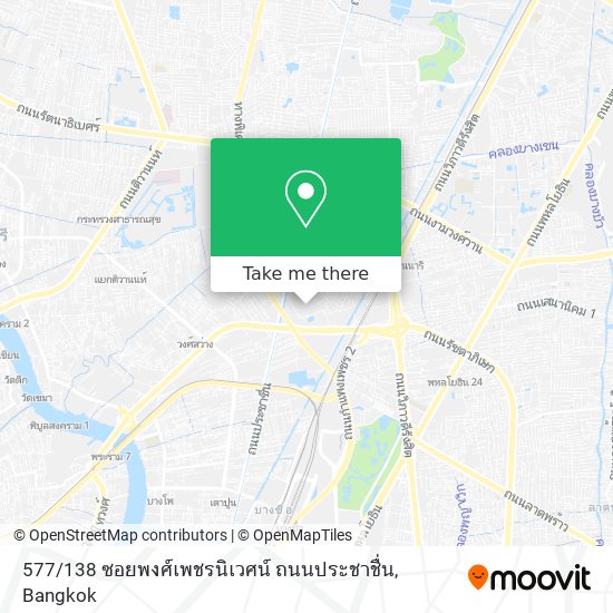 577 / 138 ซอยพงศ์เพชรนิเวศน์ ถนนประชาชื่น map