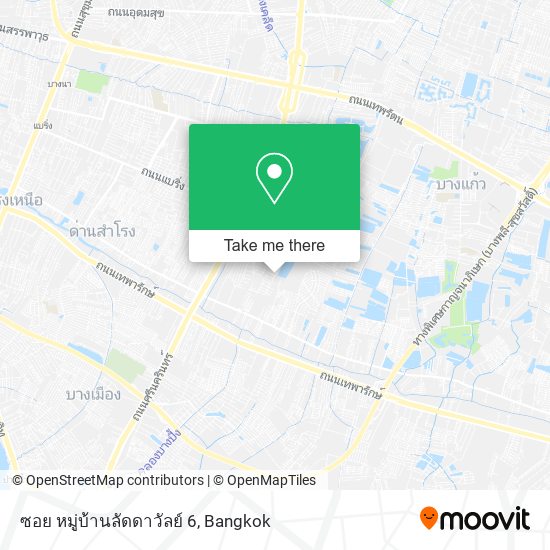 ซอย หมู่บ้านลัดดาวัลย์ 6 map