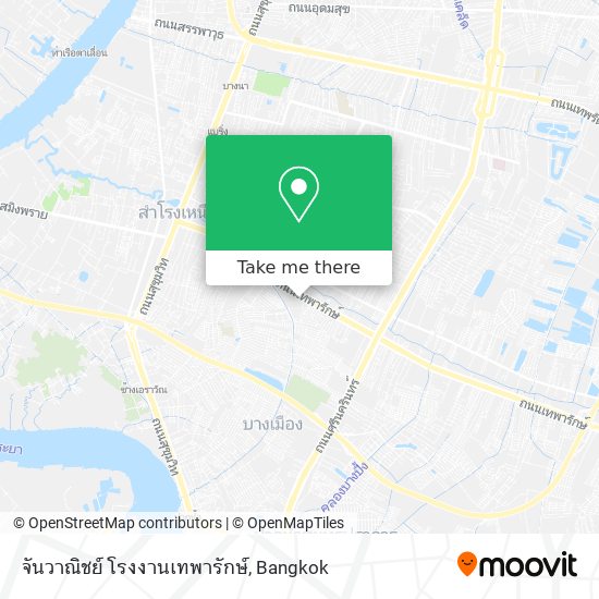 จันวาณิชย์ โรงงานเทพารักษ์ map