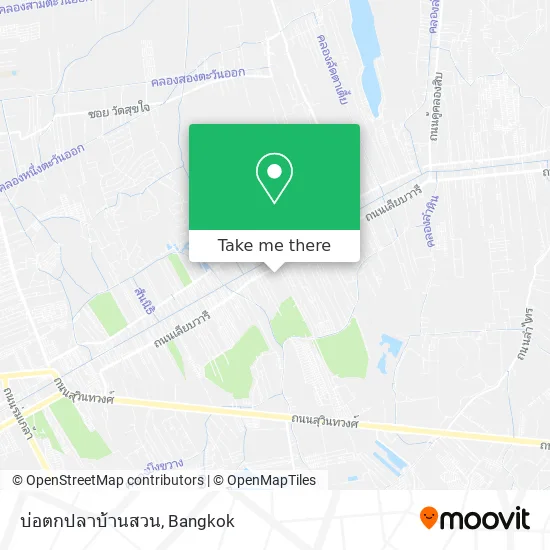 บ่อตกปลาบ้านสวน map